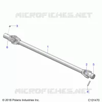 TREN, PROP SHAFT, FRONT