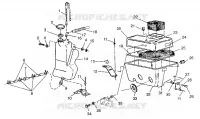 TANQUE DE ACEITE / CAJA FILTRO DE AIRE WIDETRAK LX 0972065 AND  EUROPEAN WIDETRAK LX E972065 (4938223822C004)