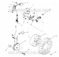 MAGNETO ASSEMBLY WIDETRAK GT 0952061 AND  EUROPEAN WIDETRAK GT E952061 (4928962896D001)