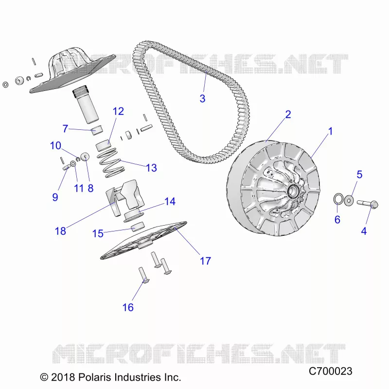 TREN, SECONDARY CLUTCH