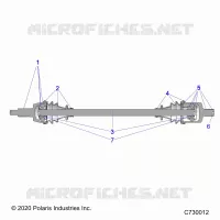 TREN, FRONT HALF SHAFT