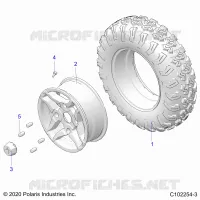RUEDAS, FRONT TIRE