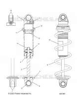 SUSPENSION, CHOQUE FRONTAL TRACK MONOTUBE