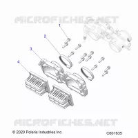 ENGINE, REED VALVE AND CUERPO DE MARIPOSA ADAPTOR