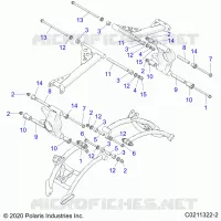 SUSPENSION TRASERA CONTROL ARM MOUNTING