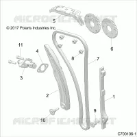 LA CADENA DE LEVAS AND TENSIONER