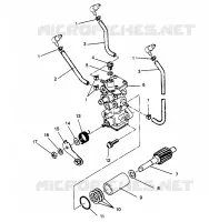 BOMBA DE ACEITE 600 XCR 0961676 and EUROPEAN 600 XCR E961676 (4932123212C012)
