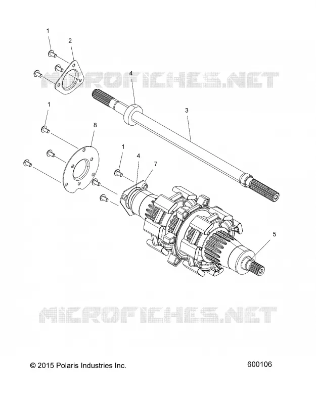 TREN, JACKSHAFT AND DRIVESHAFT