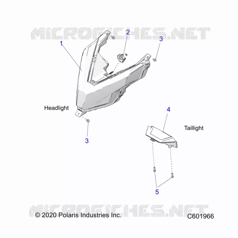 ELECTRICA, HEADLIGHT AND TAILLIGHT
