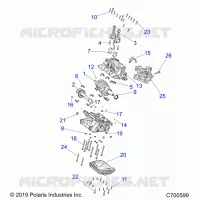 ENGINE, CRANKCASE AND CIGUEÑAL
