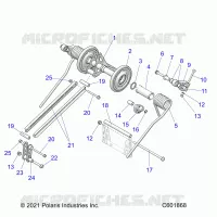 SUSPENSION, TRASERO ARM PAR