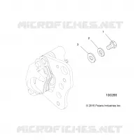 FRENO FRONTAL CALIPER MOUNTING