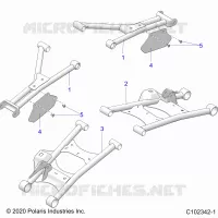SUSPENSION TRASERA CONTROL ARMS