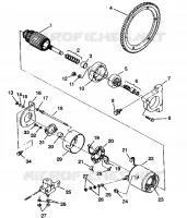 MOTOR DE ARRANQUE CLASSIC E942865 and  CLASSIC TOURING E942875 (49274027400051)
