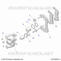 BRAKES, PINZA FRENO TRASEIRA
