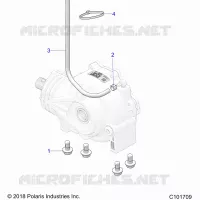 TREN, GEARCASE MOUNTING, FRONT