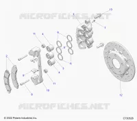 BRAKES, PINZA FRENO DELANTERA