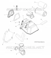 MOTOR, TOMA DE AIRE (BUILT 10/23/10 AND AFTER)
