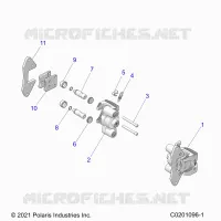 BRAKES, PINZA FRENO DELANTERA