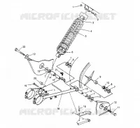 El balanceo del brazo y CHOQUE 6x6 300 W948730 (4926792679C003)