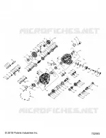 DRIVE TRAIN, PRINCIPAL GEARCASE INTERNALS