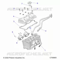 ENGINE, THROTTLE BODY AND TAPA DE LA VÃLVULA