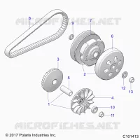 TREN, PRIMARY CLUTCH