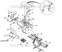 TRASERO CABINA Y ASIENTO Sportsman 4x4 W968040 (4935943594A006)