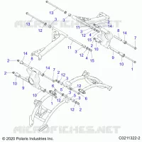 SUSPENSION TRASERA CONTROL ARM MOUNTING