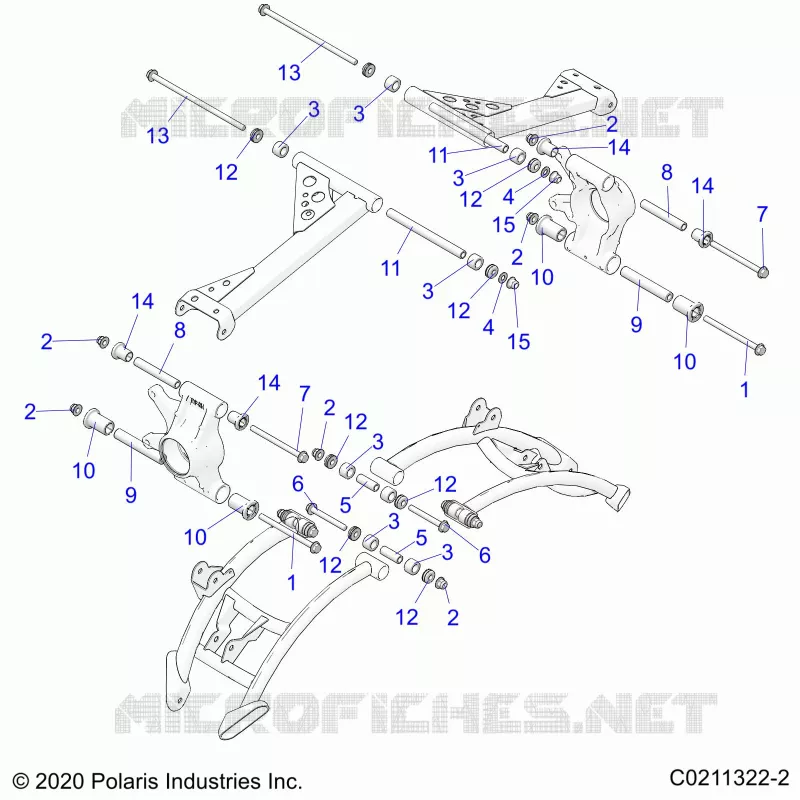 SUSPENSION TRASERA CONTROL ARM MOUNTING