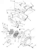 VENTILADOR DE LA CUBIERTA Y EL ARRANQUE DE RETROCESO TRAN SPORT 0960143 and EURO TRAN SPORT E9 (4932273227C012)
