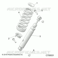 SUSPENSION, CHOQUE FRONTAL MOUNTING