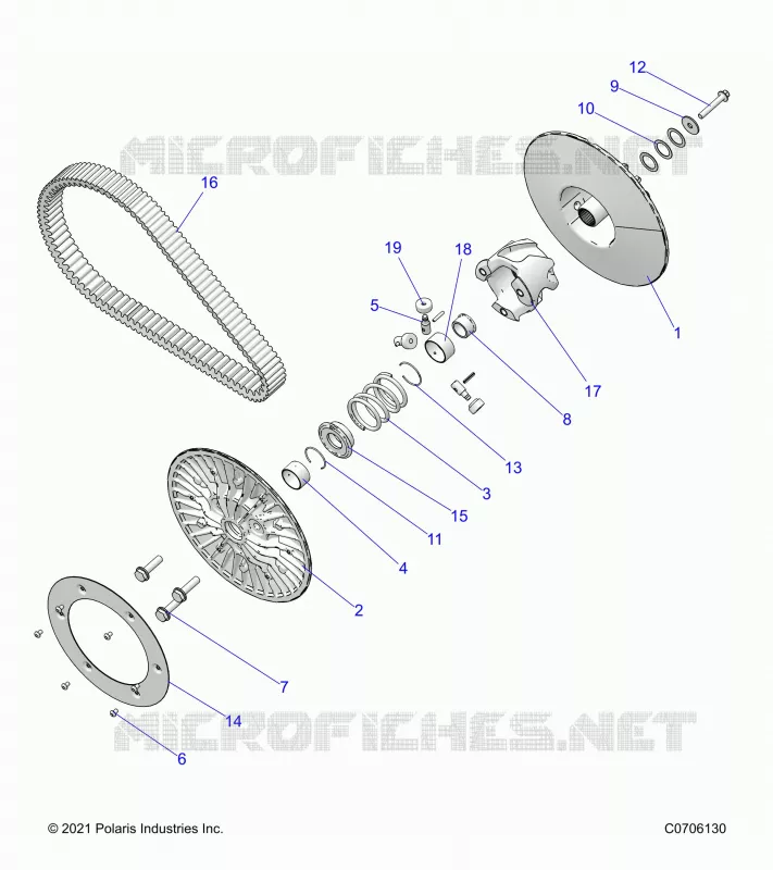 TREN, SECONDARY CLUTCH