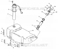 GASOLINA TANK SL 650 B954058 (4930483048A009)