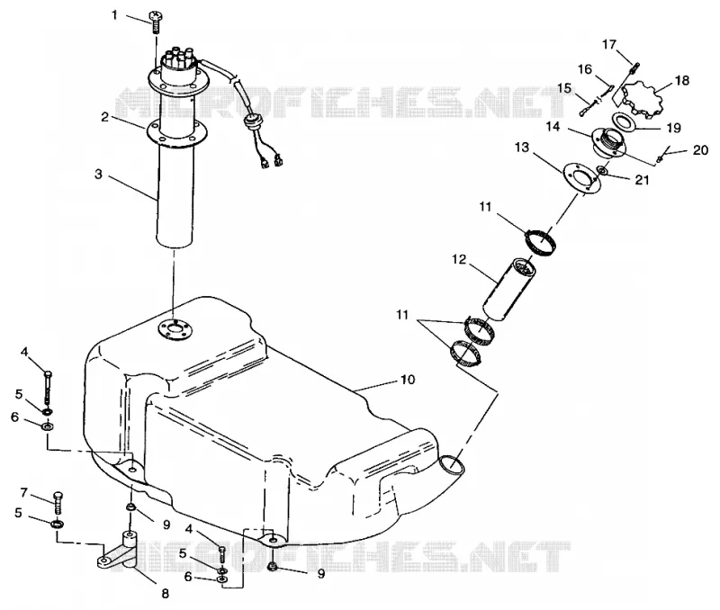 GASOLINA TANK SL 650 B954058 (4930483048A009)