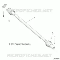 TREN, REAR PROP SHAFT