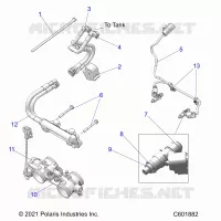 SISTEMA DE COMBUSTIBLE, RAIL, LINES AND THROTTLE BODY