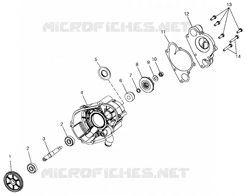 BOMBA DE AGUA 700 XC 0971766 (4941814181C008)