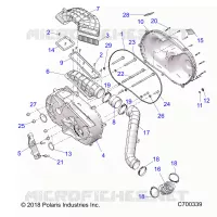 TREN, CLUTCH COVER AND DUCTING