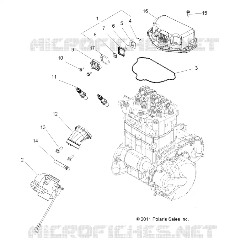 MOTOR, MONTAJE DEL CUERPO DEL ACELERADOR