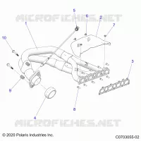 ENGINE, SISTEMA DE ESCAPE, HEADPIPE AND RELATED