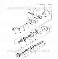 ARRANQUE DEL MOTOR MONTAJE 350 4X4 / W928139 (4922832283042A)