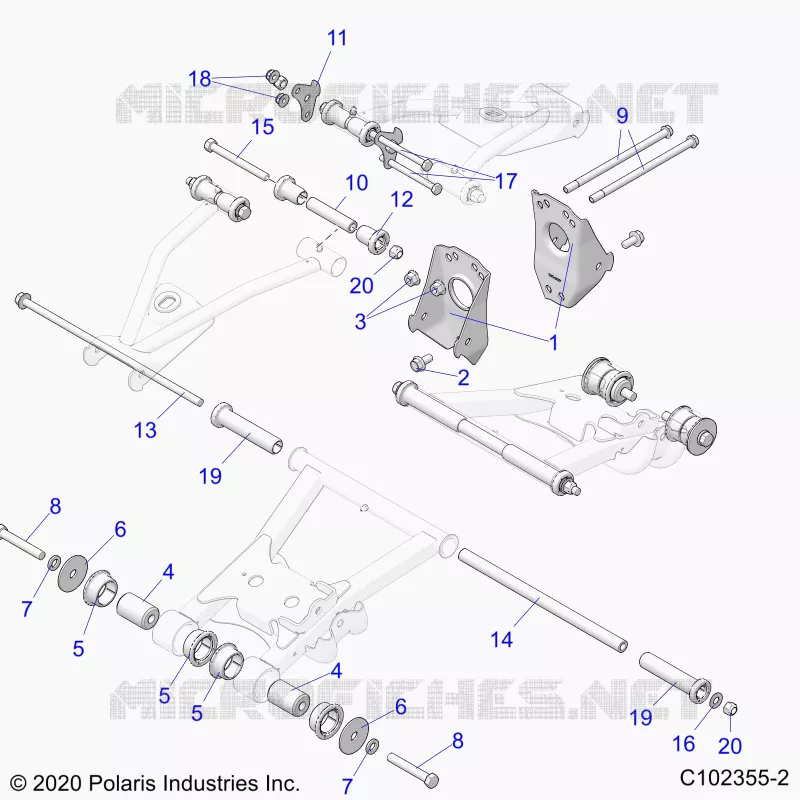 SUSPENSIONDLE CONTROL ARM MOUNTING