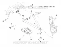 SUSPENSION, A-ARM AND PUNTAL MOUNTING