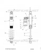 SUSPENSION, SHOCK TRASERO TRACK, VELOCITY