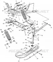 SUSPENSIÓN DELANTERA AND ESQUÍ 440 XCR SP X951660 (4932833283B002)
