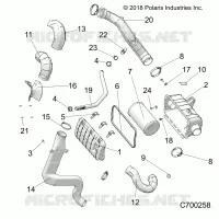 ENGINE, TOMA DE AIRE SYSTEM