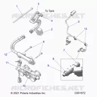 SISTEMA DE COMBUSTIBLE, RAIL, LINES AND THROTTLE BODY