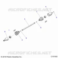 DRIVE TRAIN, DRIVE EJE TRASERO