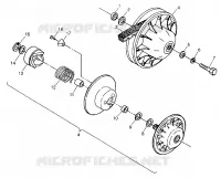 accionado de embrague XPLORER 300 W97CC28C (4939813981C002)